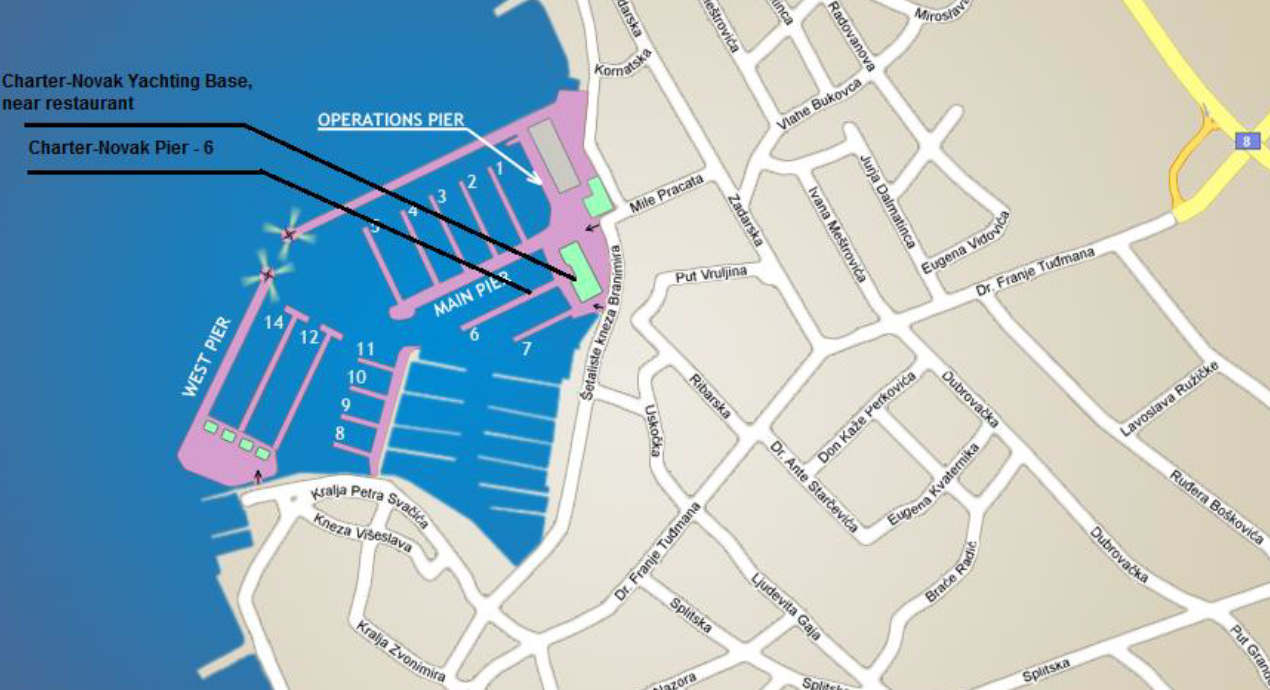 Biograd, Kornati Marina (Charter Novak)