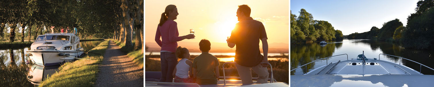 Kanalbåte i Frankrike