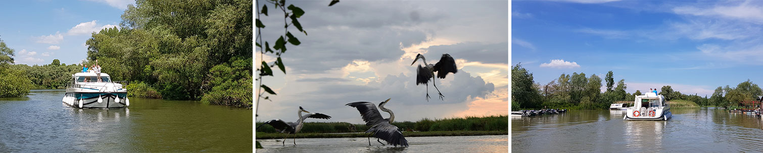 Kanalb&aring;te i Ungarn