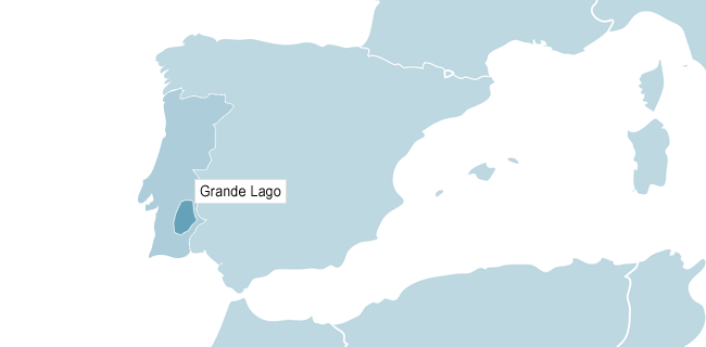 Kart over Grande Lago
